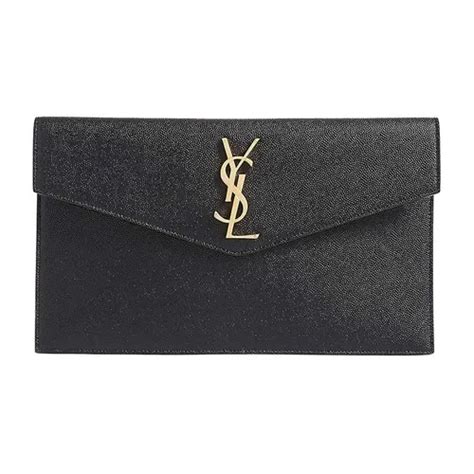 yves saint laurent pouch aw 2019|Saint Laurent Uptown YSL Pouch in Grained Leather.